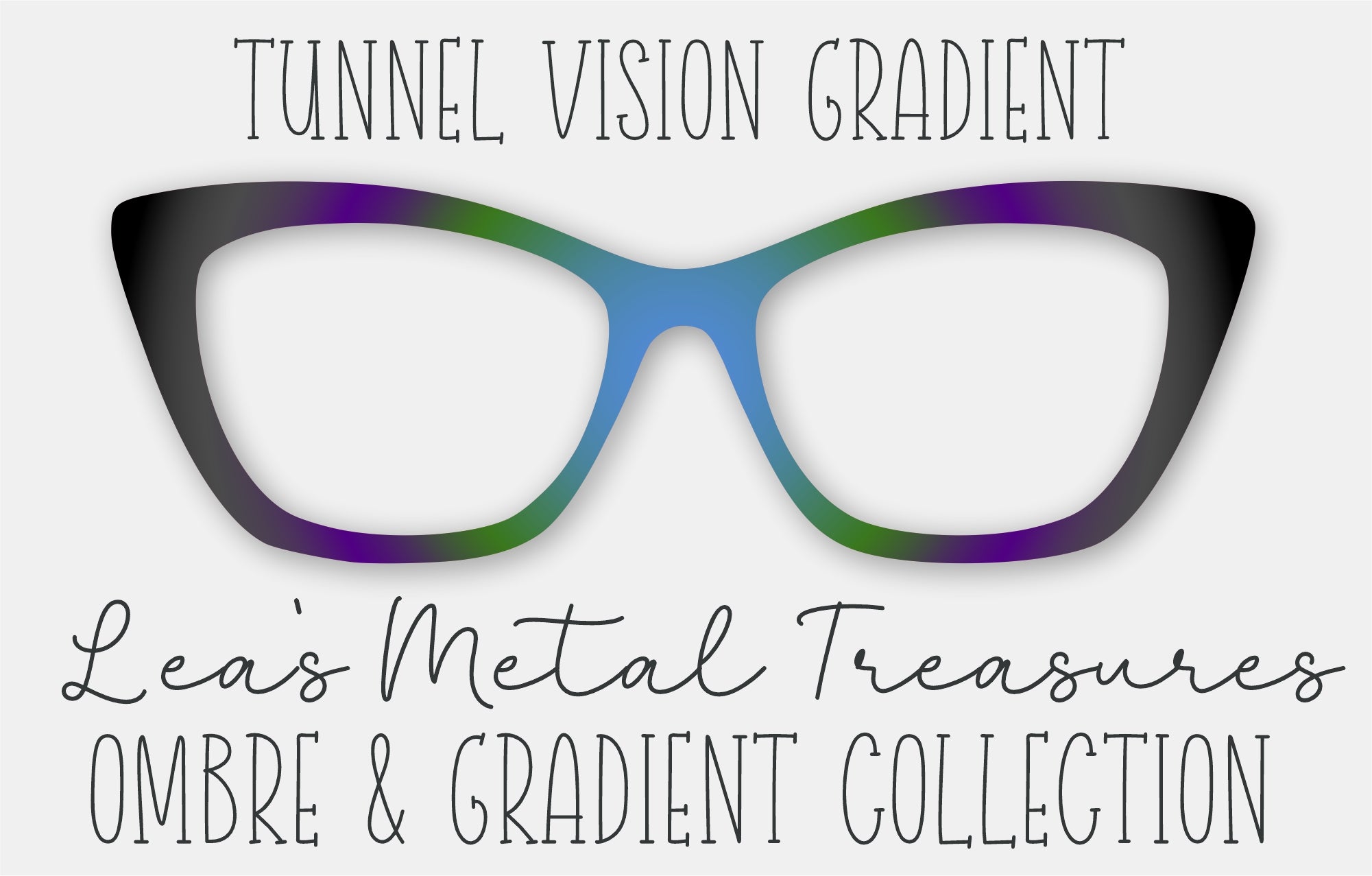 Tunnel Vision Gradient • Magnetic Eyeglasses Toppers – Twinkle Twinkle Tees