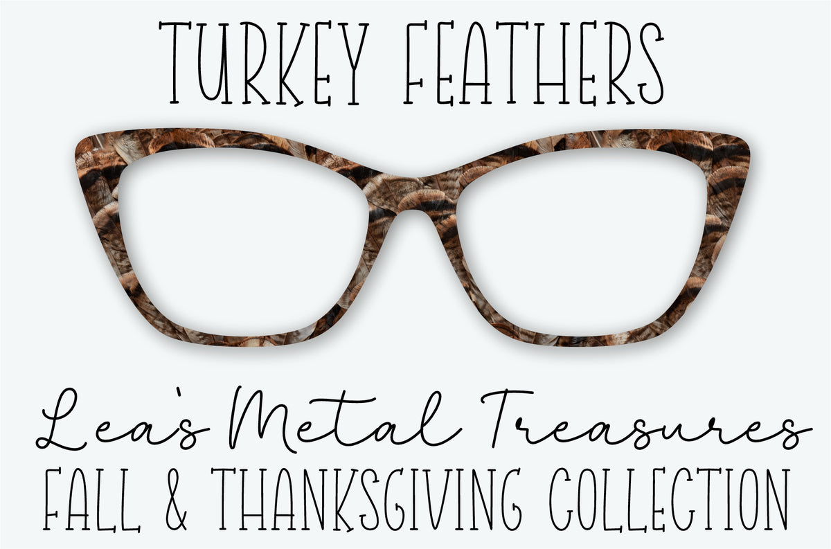 TURKEY FEATHERS Eyewear Frame Toppers