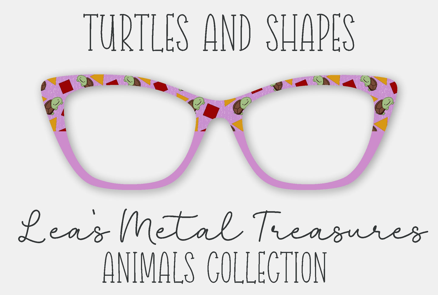 Turtles and Shapes Eyewear Frame Toppers
