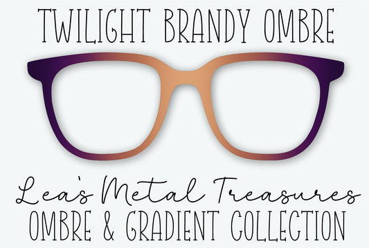 Twilight Brandy Ombre Eyewear Frame Toppers