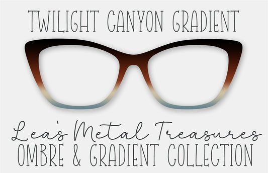 TWILIGHT CANYON GRADIENT Eyewear Frame Toppers