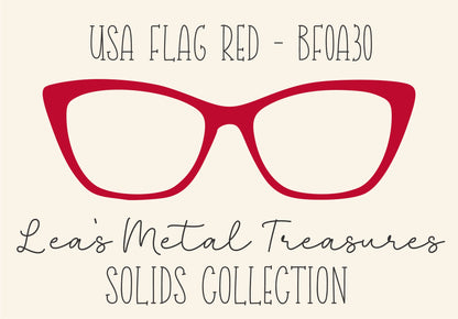 USA FLAG RED BF0A30 Eyewear Frame Toppers COMES WITH MAGNETS