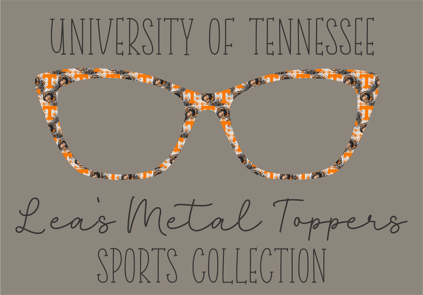UNIVERSITY OF TENNESSEE Eyewear Frame Toppers COMES WITH MAGNETS