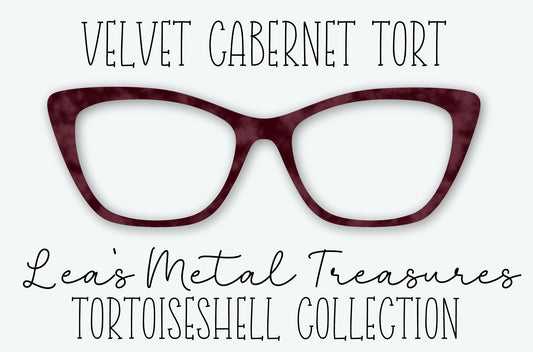 Velvet Cabernet Tort Eyewear Frame Toppers