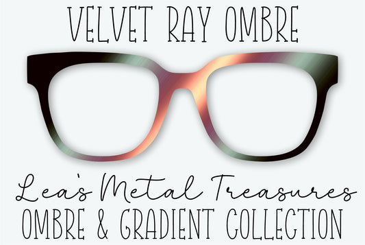 VELVET RAY OMBRE Eyewear Frame Toppers - AUGUST 2026 TOPPER OF THE MONTH
