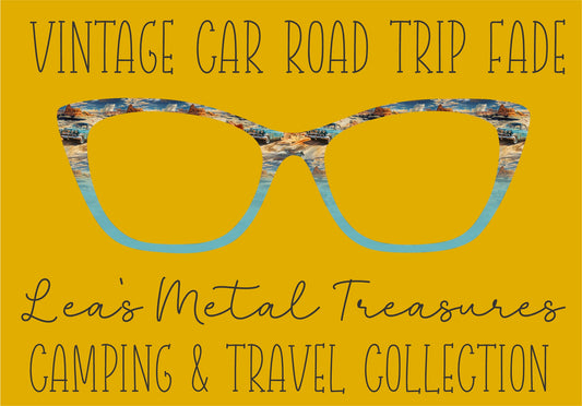 VINTAGE CAR ROAD TRIP FADE Eyewear Frame Toppers COMES WITH MAGNETS