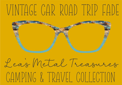 VINTAGE CAR ROAD TRIP FADE Eyewear Frame Toppers COMES WITH MAGNETS