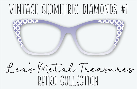 Vintage Geometric Diamonds 1 Eyewear Frame Toppers
