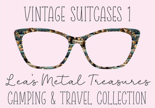VINTAGE SUITCASES 1 Eyewear Frame Toppers COMES WITH MAGNETS