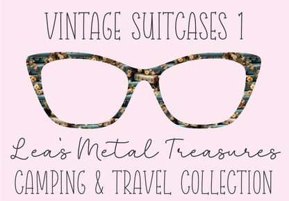 VINTAGE SUITCASES 1 Eyewear Frame Toppers COMES WITH MAGNETS