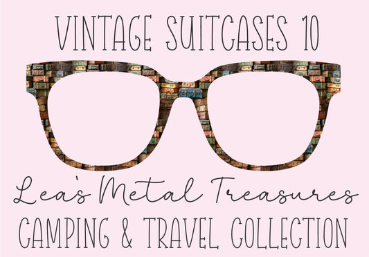 VINTAGE SUITCASES 10 Eyewear Frame Toppers COMES WITH MAGNETS