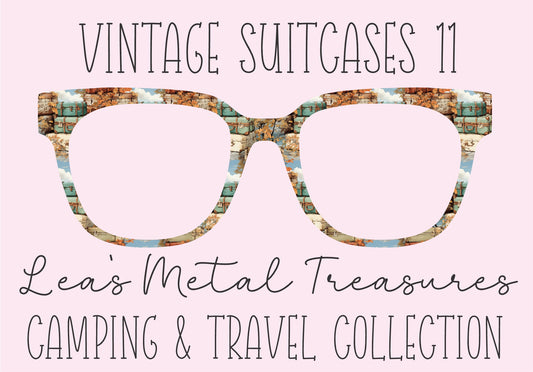 VINTAGE SUITCASES 11 Eyewear Frame Toppers COMES WITH MAGNETS