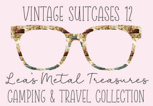 VINTAGE SUITCASES 12 Eyewear Frame Toppers COMES WITH MAGNETS