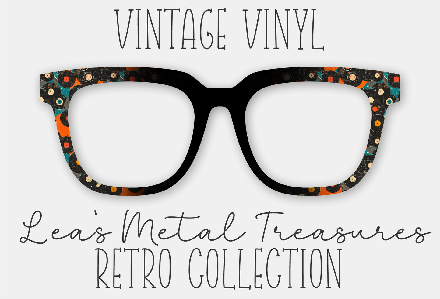 Vintage Vinyl • Magnetic Eyeglasses Toppers