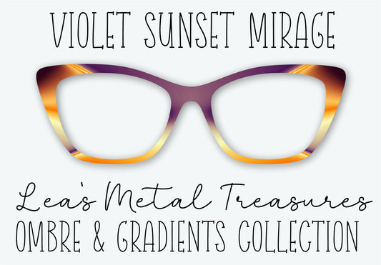 VIOLET SUNSET MIRAGE Eyewear Frame Toppers • Subscription Box Semi Exclusive COMING MARCH 2027 • FROM SEPTEMBER 2026 BOX