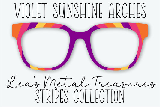 Violet Sunshine Arches Eyewear Frame Toppers
