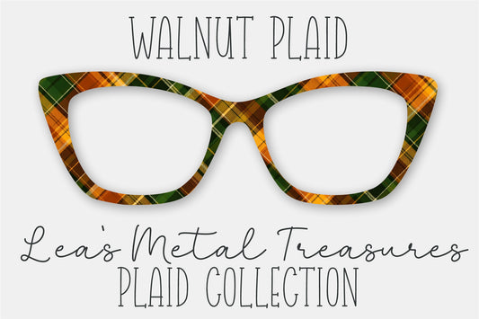 WALNUT PLAID Eyewear Frame Toppers