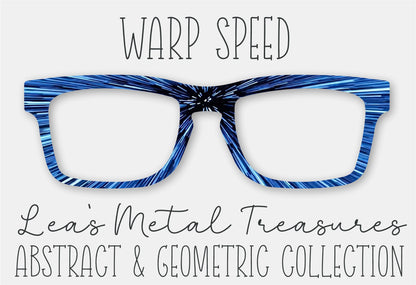 WARP SPEED BLUE Eyewear Frame Toppers