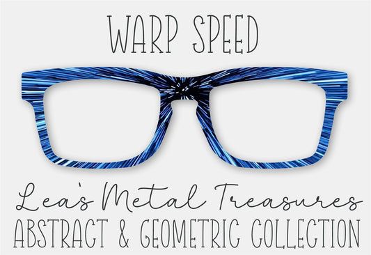 WARP SPEED BLUE Eyewear Frame Toppers