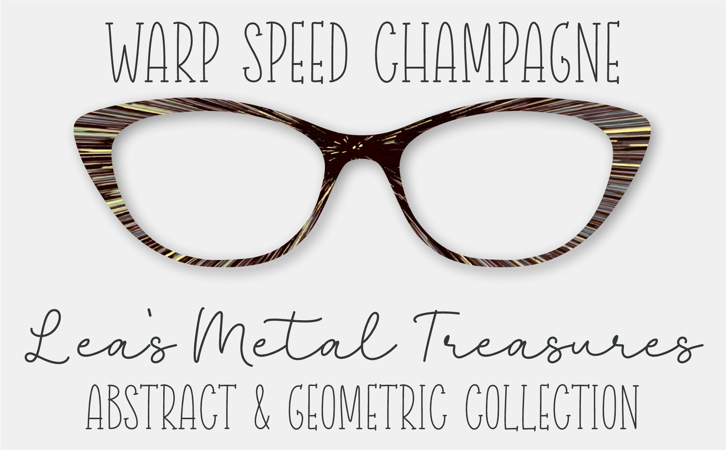 WARP SPEED CHAMPAGNE Eyewear Frame Toppers