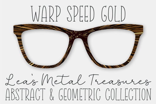 WARP SPEED GOLD Eyewear Frame Toppers