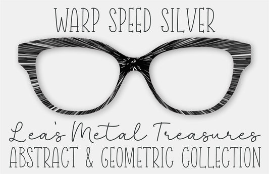 WARP SPEED SILVER Eyewear Frame Toppers