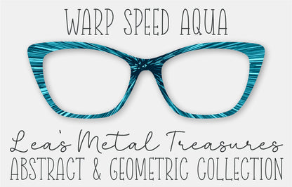 WARP SPEED AQUA Eyewear Frame Toppers