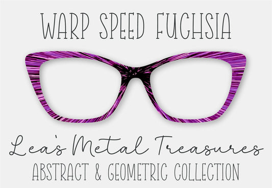 WARP SPEED FUCHSIA Eyewear Frame Toppers