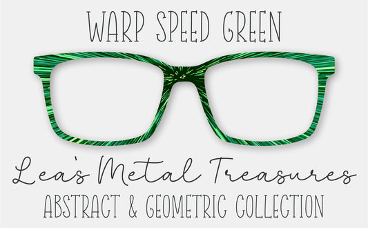 WARP SPEED GREEN Eyewear Frame Toppers