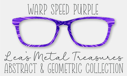 WARP SPEED PURPLE Eyewear Frame Toppers