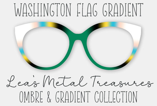 Washington Flag Gradient Eyewear Frame Toppers