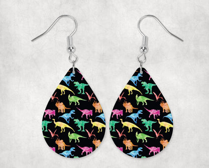 Watercolor Rainbow Dinosaurs Eyewear Frame Toppers
