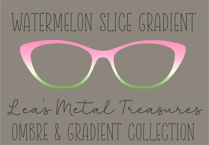 Watermelon Slice Gradient Eyewear Frame Toppers COMES WITH MAGNETS