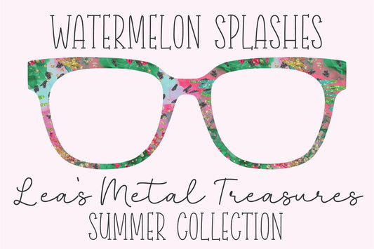 Watermelon Splashes Eyewear Frame Toppers COMES WITH MAGNETS