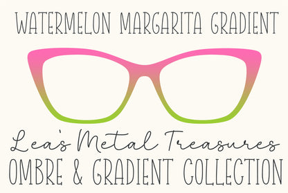 Watermelon Margarita Gradient Eyewear Frame Toppers COMES WITH MAGNETS