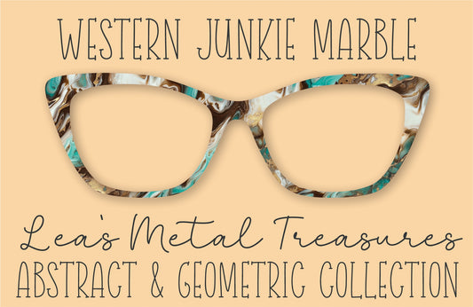 Western Junkie Marble Eyewear Frame Toppers COMES WITH MAGNETS