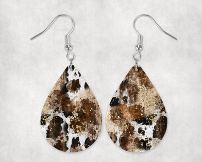 Wild Thing Rusted Cow Print • Magnetic Eyeglasses Toppers