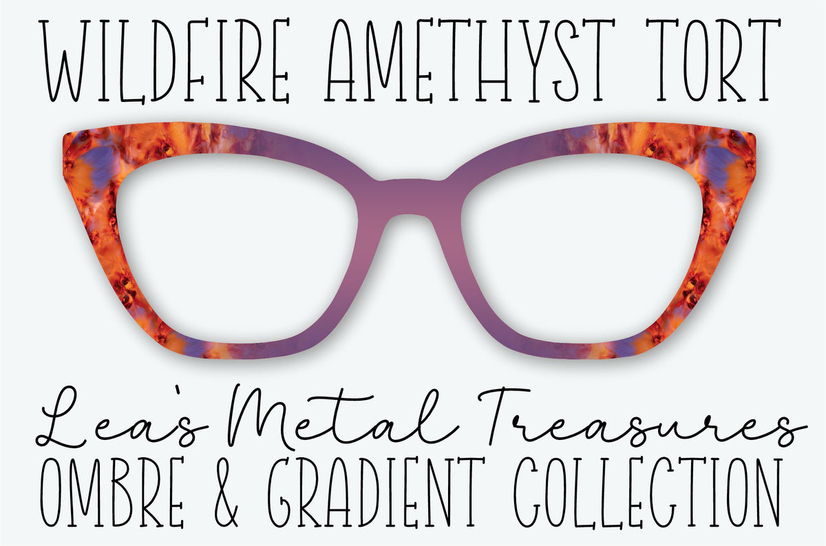 WILDFIRE AMETHYST TORT Eyewear Frame Toppers OCTOBER 2026 TOPPER OF THE MONTH