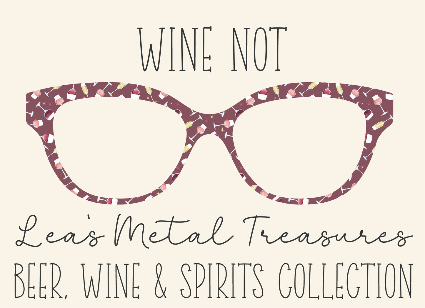 WINE NOT Eyewear Frame Toppers COMES WITH MAGNETS
