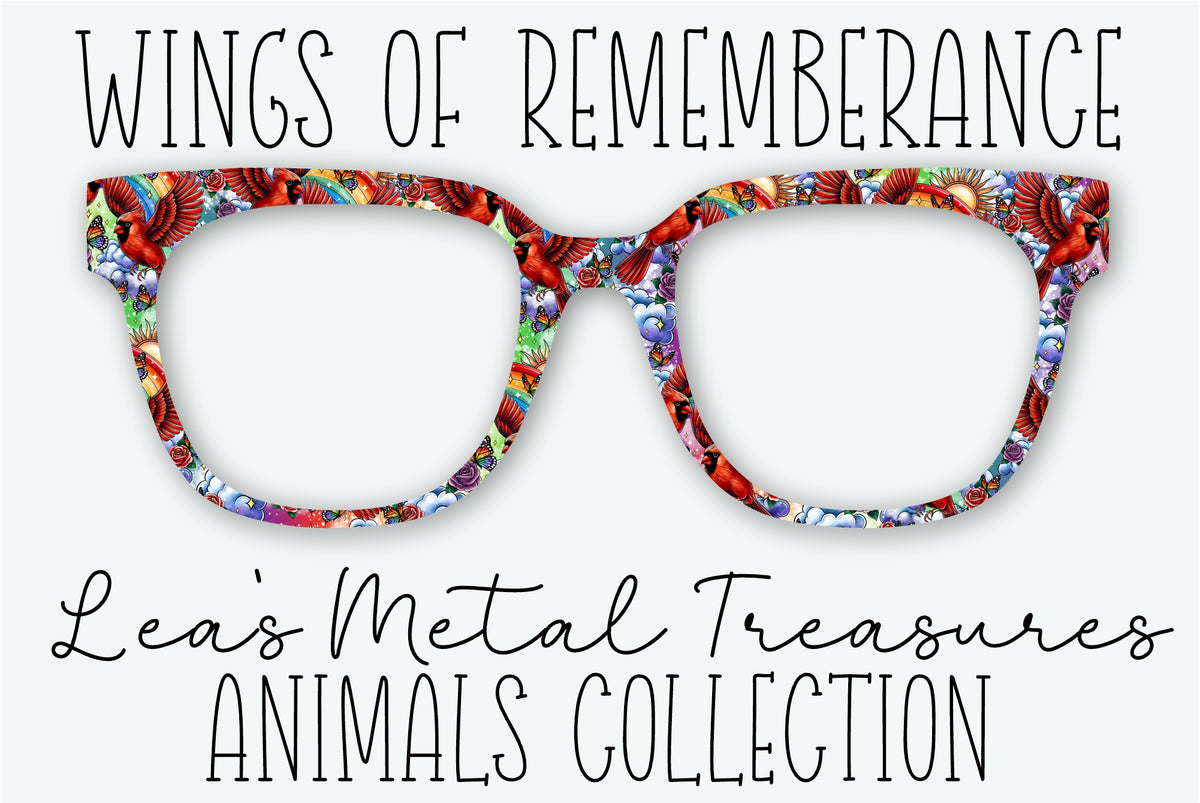 WINGS OF REMEMBERANCE Eyewear Frame Toppers