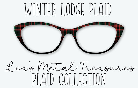 Winter Lodge Plaid Eyewear Frame Toppers