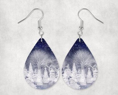 WINTER TREES BORDER Eyewear Frame Toppers