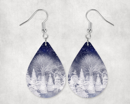 WINTER TREES BORDER Eyewear Frame Toppers