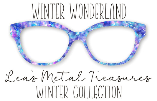 Winter Wonderland Eyewear Frame Toppers COMES WITH MAGNETS