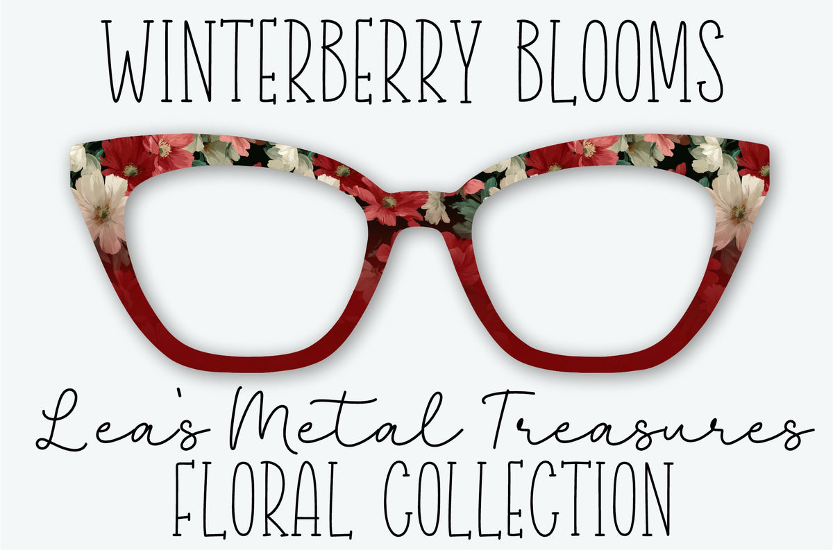 WINTERBERRY BLOOMS Eyewear Frame Toppers OCTOBER 2026 TOPPER OF THE MONTH