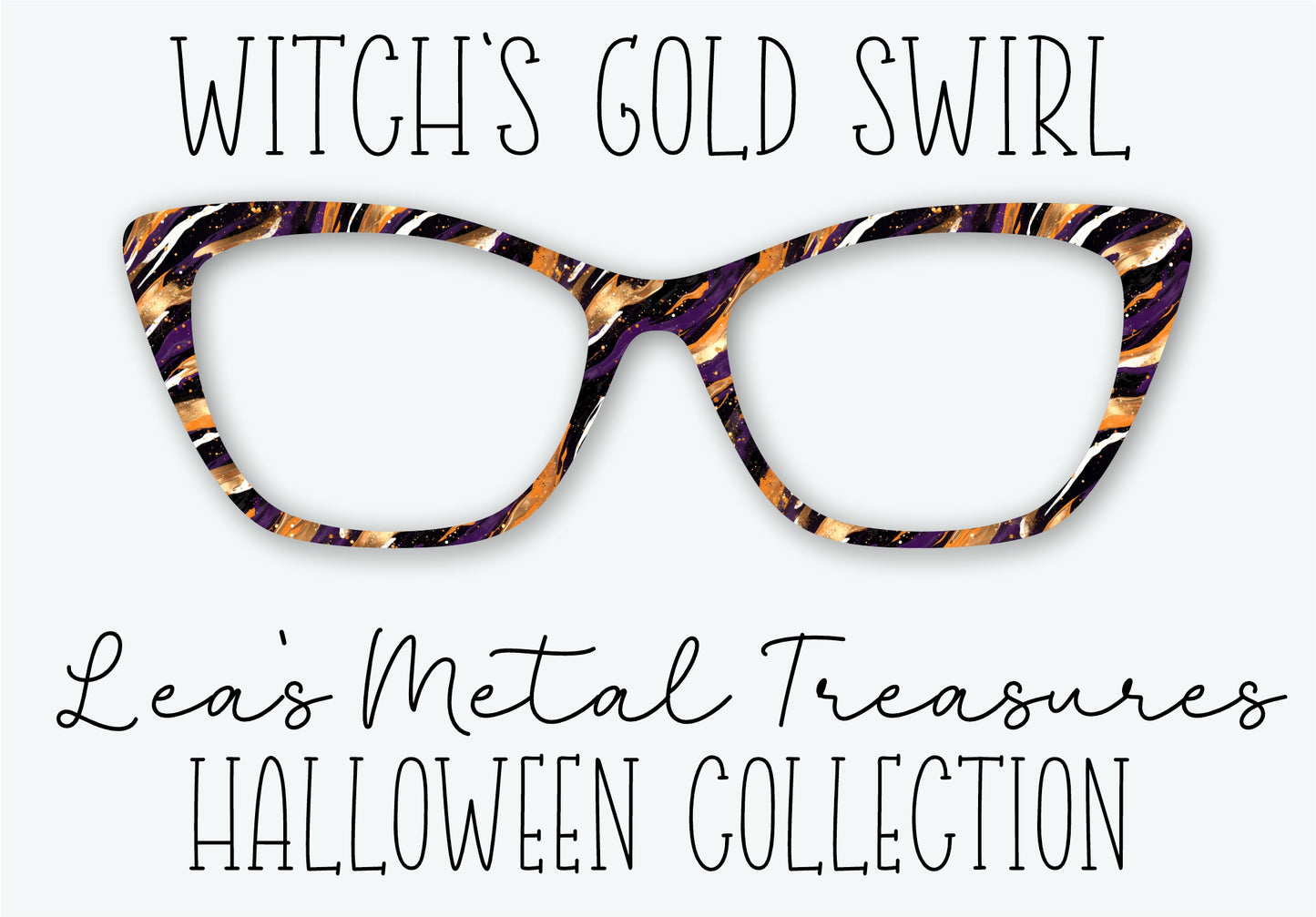 WITCH'S GOLD SWIRL Eyewear Frame Toppers • Subscription Box Semi Exclusive COMING OCTOBER 2026 • FROM SEPTEMBER 2026 BOX
