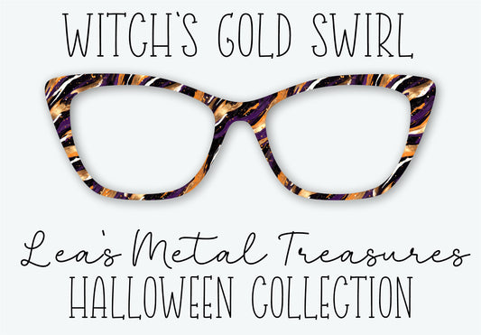 WITCH'S GOLD SWIRL Eyewear Frame Toppers • Subscription Box Semi Exclusive COMING OCTOBER 2026 • FROM SEPTEMBER 2026 BOX