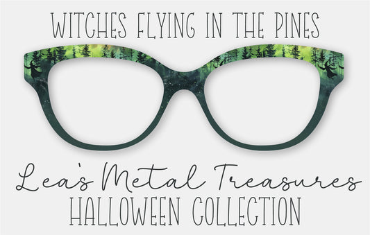 Witches Flying In The Pines Eyewear Frame Toppers COMES WITH MAGNETS