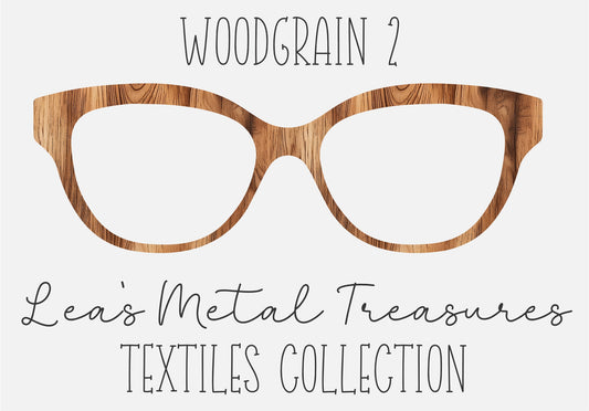 WOODGRAIN 2 Eyewear Frame Toppers COMES WITH MAGNETS