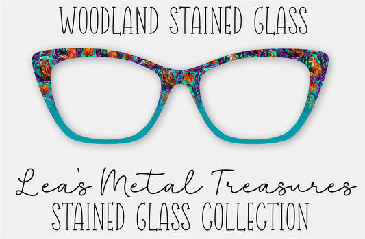Woodland Stained Glass Eyewear Frame Toppers